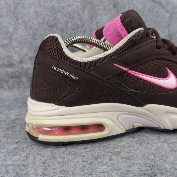 Nike Shoes Womens 9 Sneaker Athletic Trainer Health Walker Air Max Leather Brown - Picture 3 of 16
